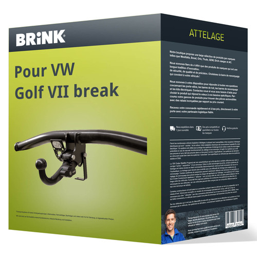 Attelage pour golf vii - attelage, vw