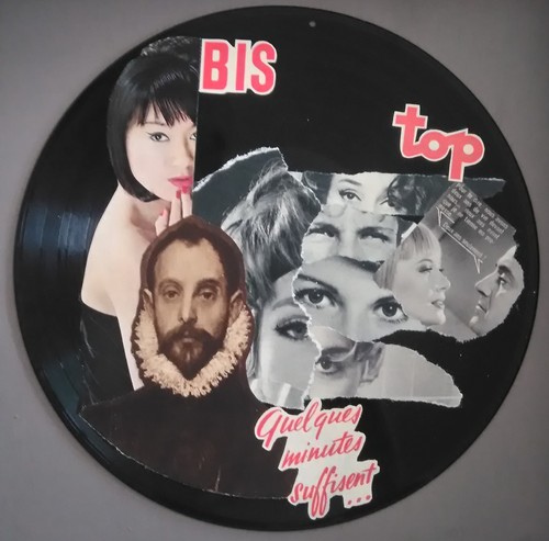 Collage sur vinyle tours - collage,