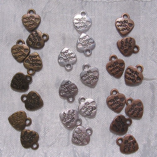 Breloques choix coeur - 20, au