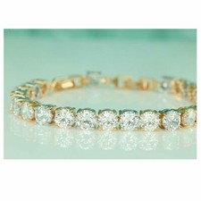 9ct Coupe Ronde Blanc Topaze