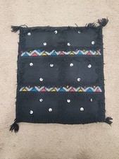 Moroccan decor handira black - moroccan,