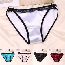 Femme Culotte Satin Soie Slips