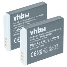 2 Batteries pour Canon