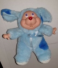Doudou Peluche Coccolotti Giochi Preziosi lapin chien bleu