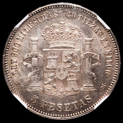 Alfonso xii pesetas 24 - xii, 25