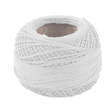 Pelote de laine Crochet Tricot Tissage Cordon Fil à tricoter Blanc cassé 60g
