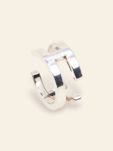 Hermes bague argent - bague, h