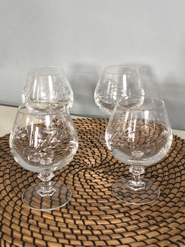 Lot verres cognac - de, en