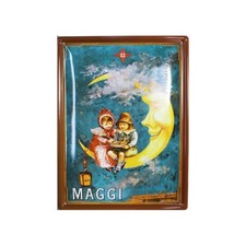 Plaque métal publicitaire