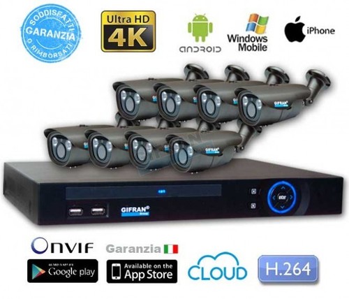 Kit videosorveglianza 4mpx - kit,
