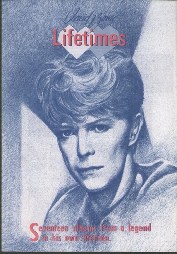Flyer david bowie lifetimes - lifetimes, uk