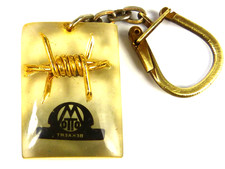 Porte-clés Résine - MOTTO BEKAERT - FIL DE FER BARBELE -