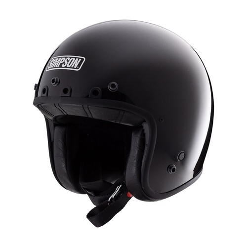 Casque simpson chopper - chopper, noir