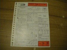 FICHE TECHNIQUE RENAULT FUEGO