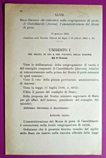 CASTELFIDARDO, RÉGIO DÉCRET