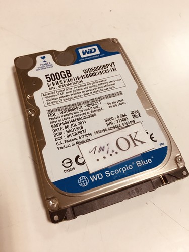 Disque dur sata - ok,