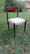 Suite de 6 chaises vintage scandinaves Niels Otto Moller