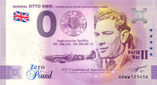Billet Souvenir 0 Pounds General Otto Smik