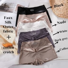 Femme Faux Soie Culotte Short