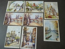 lot de 8 cartes