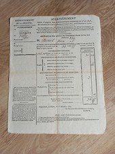 1825- Document Ancien