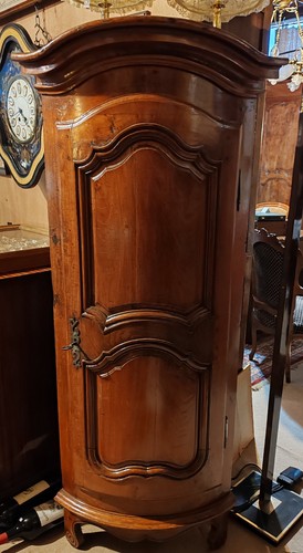 Petite encoignure noyer - encoignure,