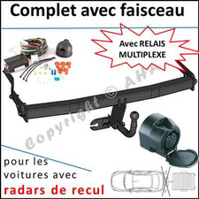 ATTELAGE pour RENAULT Scenic III dès 09 + faisceau 13 br relais radars de recul
