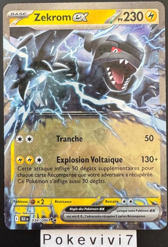 Carte pokemon zekrom - pokemon,