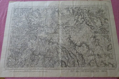 Carte etat major xixè - carte,