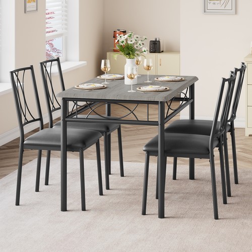 Piece dining table set - for, 4