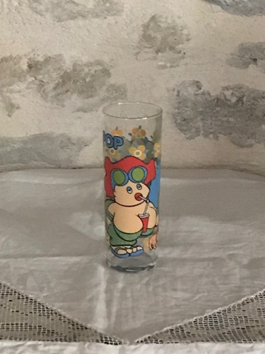 Verre humoristique vintage