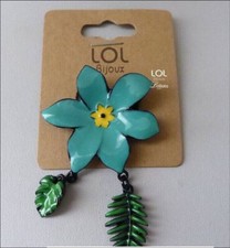 BROCHE LOL BIJOUX METAL EMAIL