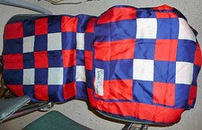 ancien grand foulard écharpe soie naturelle pierre cardin vintage made in france