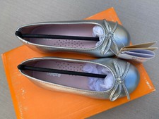 Ballerines Chicco Pointure 26 argentées en cuir Neuves