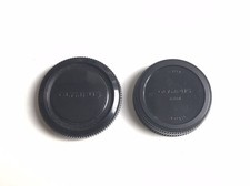 Bouchon arrière objectif + Bouchon boîtier OLYMPUS OM original caps