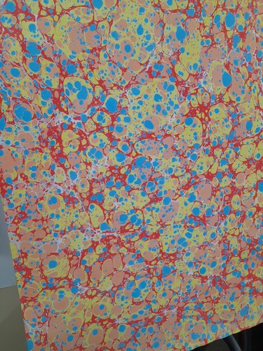 Papier marbré cuve de - la,