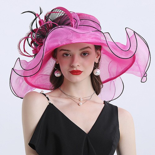 Femme organza église chapeau - femme,