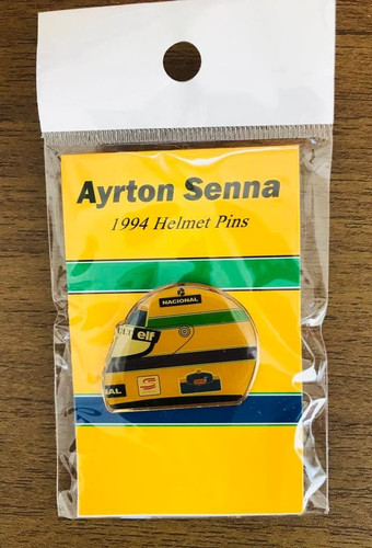 Ayrton senna 1994 helmet pin - 1994,
