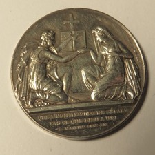 MÉDAILLE de MARIAGE religieux