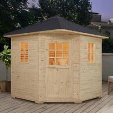 Outdoor Bois Sauna dans le Jardin Außensauna Cabine de Complet M Four Accessoire