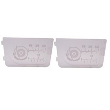 2pcs Plaque de couverture de