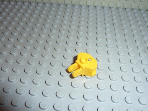 Lego yellow hinge 1x2 locking - lego,