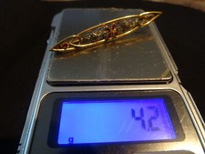 OR 18K  Superbe Broche Bijoux