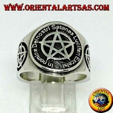 Bague en Argent Pentacle