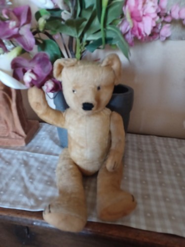 Ours ancien steiff paille - en,