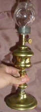 Lampe  laiton à pétrole ou essence GARDON S.G.D.G.(soudure restauration étain)