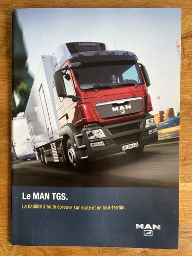 Brochure man trucks camion - brochure,