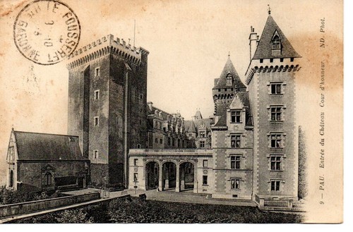 Carte postale ancienne pau - carte,