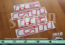 205 GTI 1.6 1600 Set Autocollants Stickers Monogrammes 100% Conforme