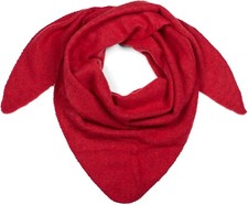 Echarpe triangle tricotée XXL